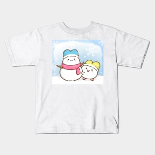 Snow day Snowman Kids T-Shirt